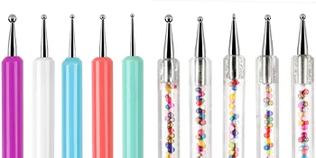BQAN 10pcs Dotting Tools Set for Nail Art, Art Dot Tools Embossing Stylus for Painting - nail dotting pen