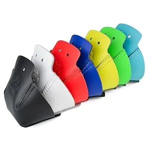 Bont Roller Skates - 100% Australian Leather Toe Cap Protectors - Roller Skate Derby Speed - Pair Black - Stitched Roller Skate Toe Guard Guards Protectors Caps