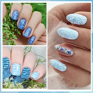 Morovan Nail Stamper Kit 12pcs Nail Stamping Plate 1 Clear Silicone Nail Stamper 2 Nail Scraper 1 Storage Bag Nail Art Stamper Nail Design Tools - clear silicone stamper nails