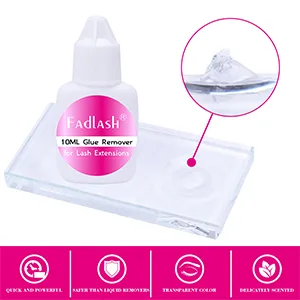 Eyelash Extension Remover Non-irritating Lash Remover for Lash Extensions Fast Action Dissolves Eyelash Remover FADLASH Eyelash Extensions Glue Remover 10ml Gel Remover for Eyelash Extensions - lash extension remover