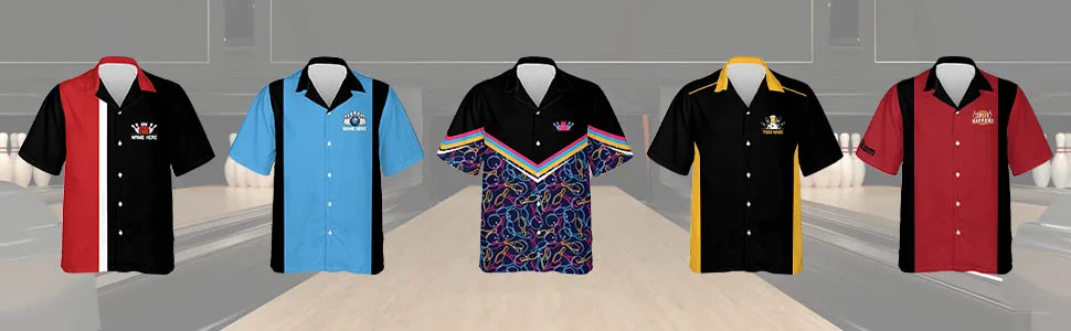 LASFOUR Custom Bowling Shirts for Men, Strike King Bowling Button-Down Short Sleeve Hawaiian Shirts, Crazy Bowling Team Shirt Purple - lasfor bowling hawaiian shirts