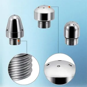 3 Heads Aluminum Shower Cleaner Douche System with 1.5m Stainless Steel Handheld Shower Hose and Velet Pouch - 3 HEAD