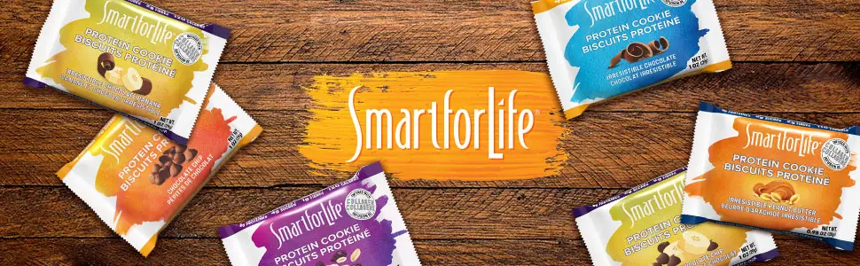 Smart for Life High Protein Cookie Diet - Chocolate Chip 1 Week Supply - Low Carb Cookies Meal Replacement - High Fiber Cookies Chocolate - 1 Week - Smart for Life Collagen Protein Cookie, Healthy Snack, Convenient, Decadent Chocolate Busy Lifestyle