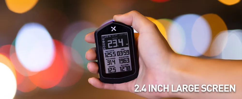 XOSS NAV Cycling/Bike Computer GPS Wireless Ant+ Cycling Computer GPS with Bluetooth, Waterproof Bicycle Speedometer Odometer with 2.4Inch LCD and Auto Backlight Fits All Bikes - product information 20