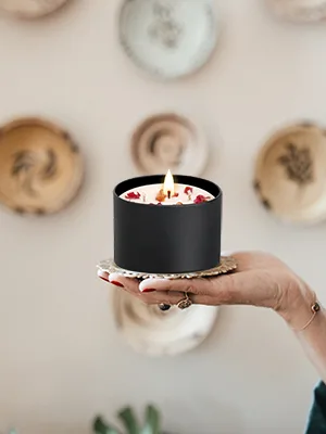 8 oz Black Candle Tins 24 Pcs, Black Empty Candle Tin with Lids for DIY Candles Making, Matte Full Black Candle Jars for Candle Making  - product information 2