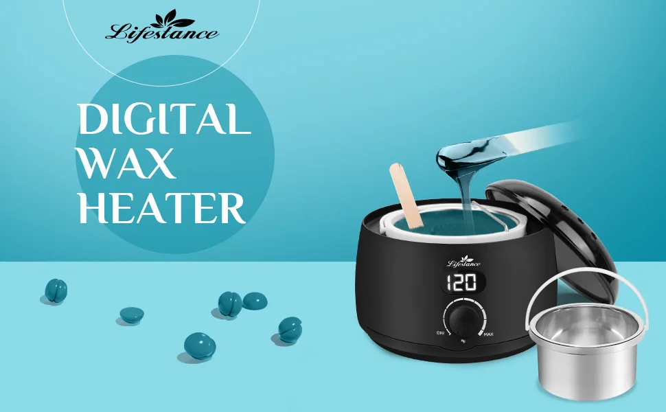 Lifestance Wax Pot Warmer Professional | L2 Digital Wax Warmer Hair Removal 500ml - wax warmer
