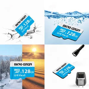 Micro Center Premium 128GB microSDXC Card, Nintendo-Switch Compatible Micro SD Card, UHS-I C10 U3 V30 4K UHD Video A1 Flash Memory Card with Adapter (128GB) - 128 gb micro card nintendo switch 128gb gigs gigabyte micro card nentendo switch lite gaming