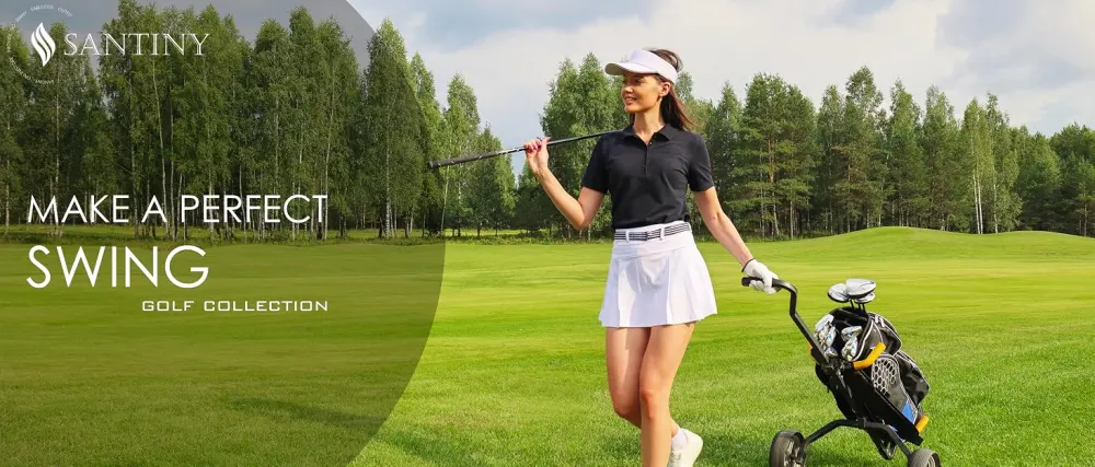 SANTINY Women's Golf Pants with 3 Zipper Pockets 7/8 Stretch High Waisted Ankle Pants for Women Travel Work Black Medium - product information 1