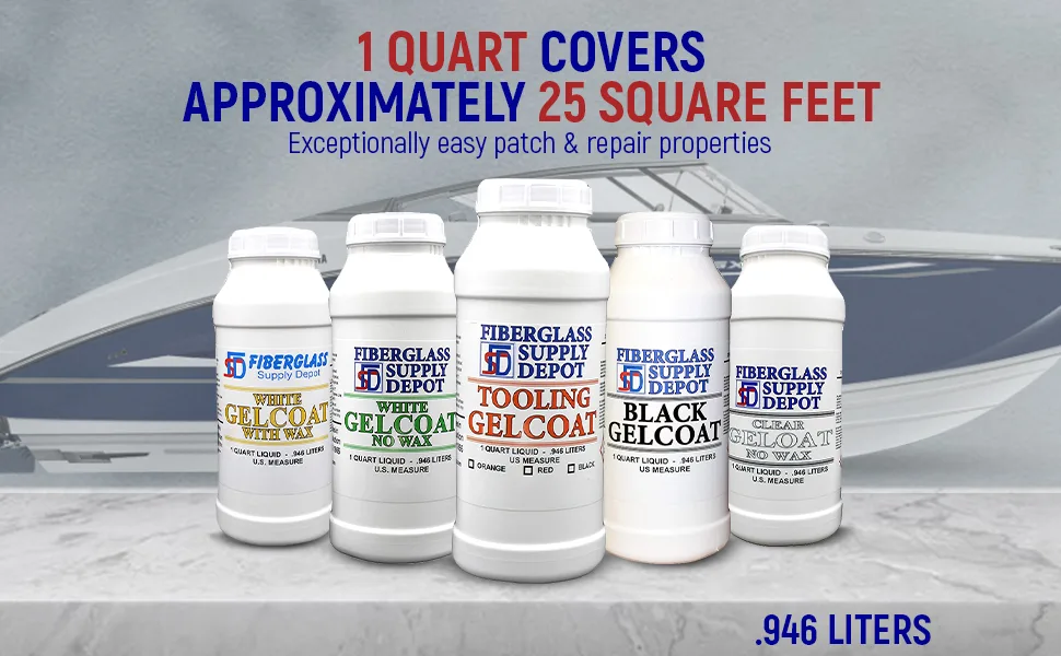 White Gelcoat with Wax - Pint with 15cc Hardener (MEKP) - gc 4