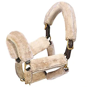 Harrison Howard Horse Halter Fleece Cover Set 9 Pieces Blue - image-01