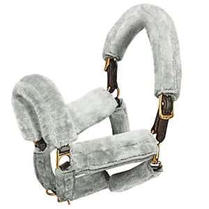Harrison Howard Horse Halter Fleece Cover Set 9 Pieces Blue - image-02