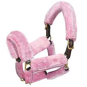 Harrison Howard Horse Halter Fleece Cover Set 9 Pieces Blue - image-03