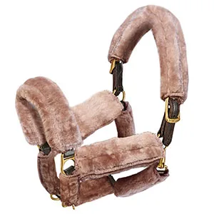 Harrison Howard Horse Halter Fleece Cover Set 9 Pieces Blue - image-04