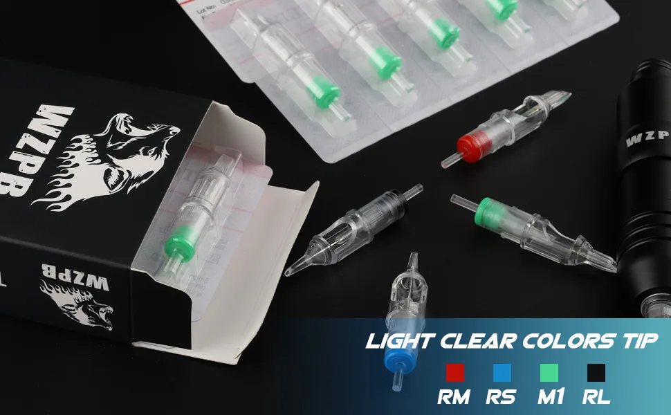 WZPB 20Pcs 1205RL - tattoo cartridge needles tattoo needles cartridges rs rl rm m1 for beginners or artists