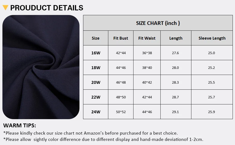 Hanna Nikole Plus Size Running Jackets for Women Full Zip with Thumb Holes Black 22 Plus - product information 13