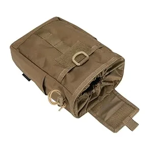 EXCELLENT ELITE SPANKER Molle Dump Pouch Drawstring Magazine Utility Pouch Folding Dump Pouch Waist Bag Black - product information 4