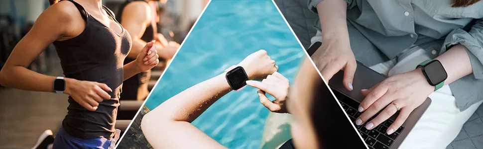 AK Silicone Bands Compatible with Fitbit Versa 2 / Fitbit Versa/Versa Lite/Versa SE Bands for Women Men, Classic Soft Straps Replacement Sport Wristbands for Fitbit Versa 2 Smart Watch (Sand Pink) - fitbit versa lite bands