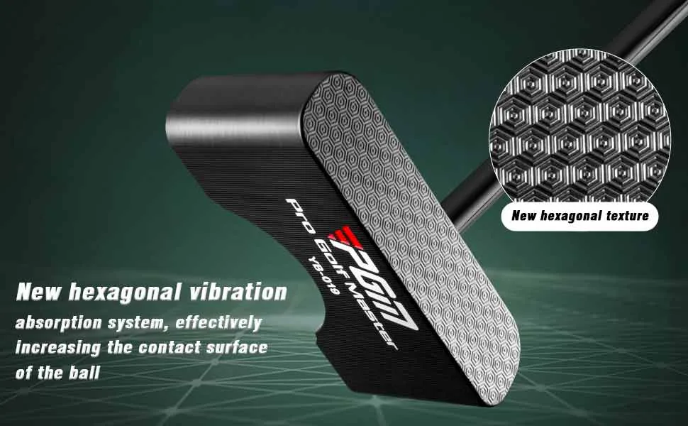 PGM Golf Standing Putter - Ultra Low Center of Gravity - Stability - Professional Single Club with Sighting Line - TUG045-1-2