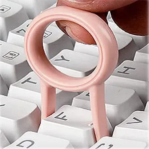Gtinna 7 in 1 Computer Keyboard Cleaning Brush Set Earbuds Cleaning Pen Wireless Bluetooth Headset Charging Box Electronics Keyboard Cleaning Tools Cleaner Keycap Puller Kit (Pink) - product information 4