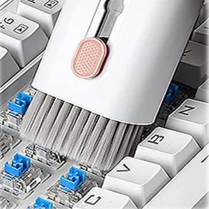 Gtinna 7 in 1 Computer Keyboard Cleaning Brush Set Earbuds Cleaning Pen Wireless Bluetooth Headset Charging Box Electronics Keyboard Cleaning Tools Cleaner Keycap Puller Kit (Pink) - product information 5
