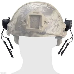 Comtac I & II ARC Adapter - Tactical Helmet Accessories Rail Suspension Mount Version for Airsoft Activities Ear Protection - Hearing Protection for Peltor Comtac Tactical Headset Airsoft Headset Black - Peltor Comtac I & II ARC Adapter - Tactical Helmet Rail Suspension Mount Version