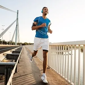 Lulucleaf Running Shorts for Men with Liner Mens 2 in 1 Workout Athletic Yoga Shorts Small Dark Blue - DK08-3