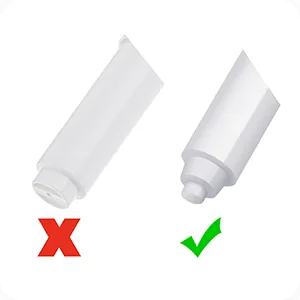 2 Pieces Toilet Paper Holder Roller Spindle Replacement Rod Plastic Spring Loaded (White) - product information 4