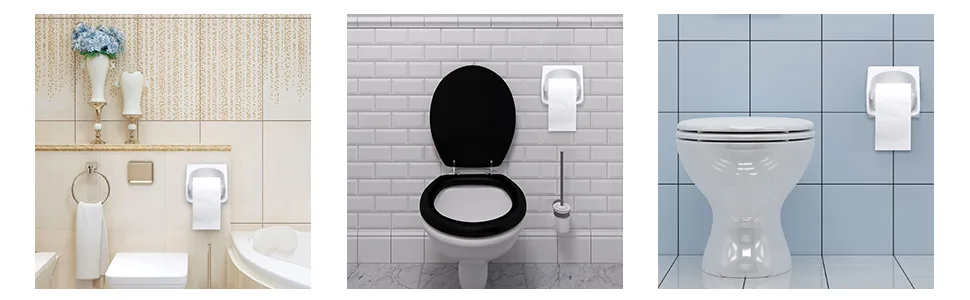 2 Pieces Toilet Paper Holder Roller Spindle Replacement Rod Plastic Spring Loaded (White) - product information 7