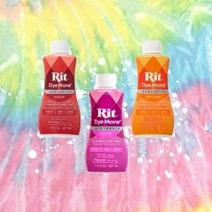 Synthetic Rit Dye More Liquid Fabric Dye  Wide Selection of Colors  7 Ounces - Graphite - dye colors