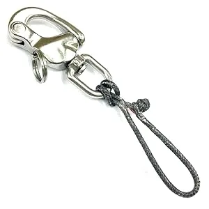 Robship Soft Shackle, Anchored Black 4.0x70x60mm - Anchored Soft Shackle