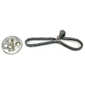 Robship Soft Shackle, Anchored Black 4.0x70x60mm - Anchored Soft Shackle