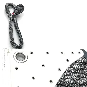 Robship Soft Shackle, Anchored Black 4.0x70x60mm - Anchored Soft Shackle