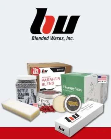Blended Waxes, Inc. Paraffin Wax 10lb. Pastilles  General Purpose Bulk Paraffin Wax for DIY Projects, Candle Making, Canning and More - blended