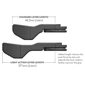 Wolf Tooth Components Remote LA for 22.2mm Handlebar Clamp - Wolf Tooth ReMote LA Light Action Standard Length Compatibility