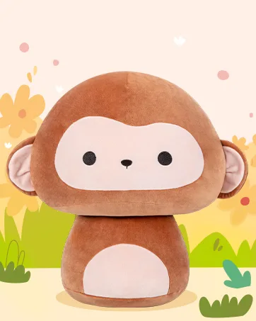 Mewaii Crochet Kit for Beginners, Complete DIY Crochet Kit Animals with Pre-Started Tape Yarn Step-by-Step Video Tutorials for Adults and Kids (Strawberry Cow) - Monkey plush