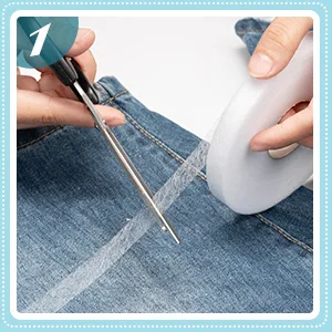 Iron-on Hemming Tape Fabric Fusing Tape Fusible Bonding Web Adhesive Tape for Bonding Clothes Jeans Pants Collars, 100 Yards (1/2 Inches) - product information 4