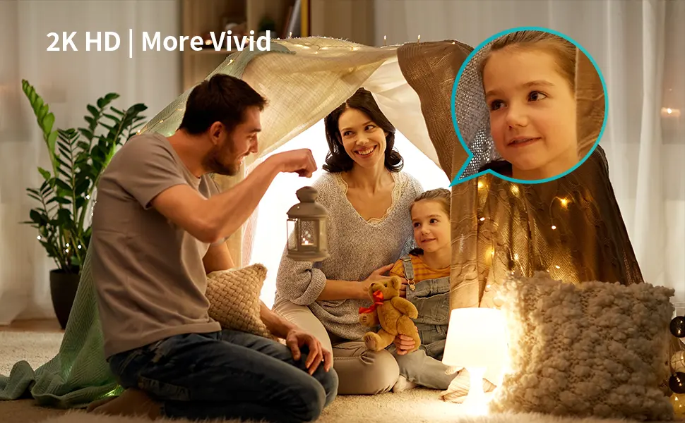 2K Light Bulb Security Camera Outdoor, 360 Wi-Fi Lightbulb Security Wireless Camera with Color Night Vision, Motion Tracking Sensor, 24/7 Recording, SD&Cloud Storage, Works with Alexa, E26/E27 Socket Light Bulb Camera - 2K lightbulb security camera