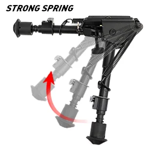 HIDENEL Compact Reflex Sight Green Red Dot Sight 4 Different Reticles Red Dot Sight with 20mm Picatinny Rail Mount Green Red Reflex Holographic Dot Sight Reflex Sight with 4 Reticles - HIDENEL Tactical Rifle Bipod strong spring