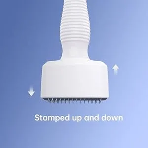 INCELLICE Adjustable Derma Stamp 140 Professional Individual Microneedling Pen for Face Body Hair Beard Growth Home Use Milky-Basic Stamp - product information 5