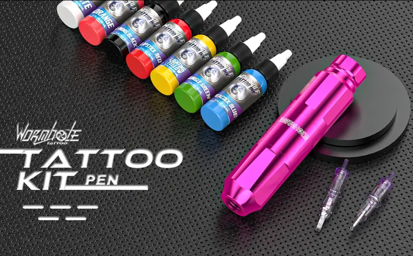 Machine Kit Complete Kit for Beginners and Artists WTK169 - Wormhole Tattoo Pen Kit WTK169