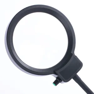 10X Magnifying Glass with Light and Stand, Desktop Hands Free Magnifier, Lighted Magnifying Glass for Close Work Reading Hobbies Crafts Repair - desktop magnifying glass with light