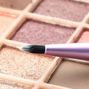 Eyeshadow Brush Set Double Sided Makeup Brushes,Eyeliner Brush For Blending Eyeshadow, Eyeliner, Eyebrow Long Lasting, Apply Better Flawless Look Makeup(Purple) 01 - eyeshadow brush