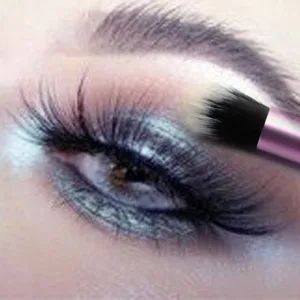 Eyeshadow Brush Set Double Sided Makeup Brushes,Eyeliner Brush For Blending Eyeshadow, Eyeliner, Eyebrow Long Lasting, Apply Better Flawless Look Makeup(Purple) 01 - eyeshadow brush