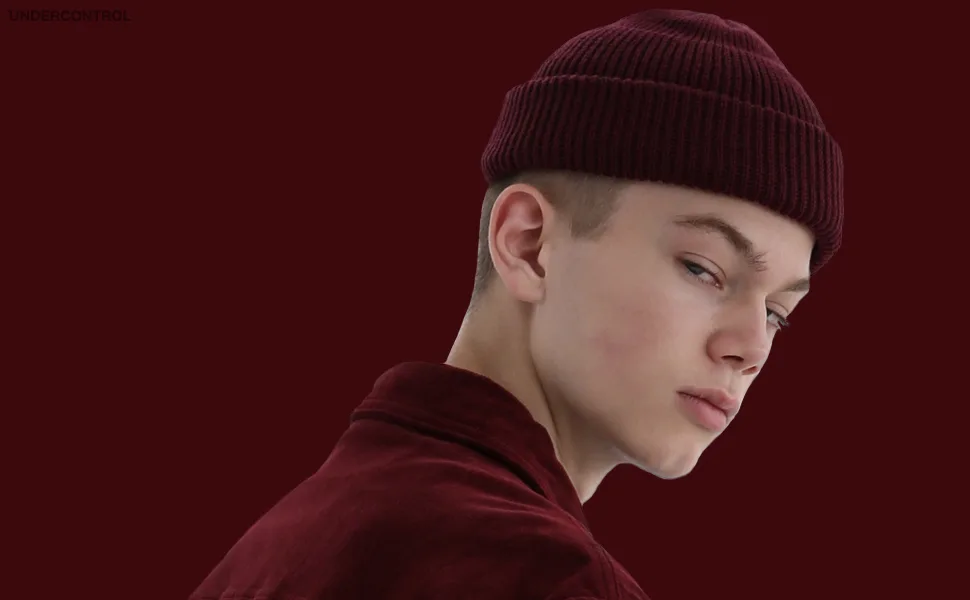 UNDERCONTROL Aerocool Summer Beanie Free Size Cooling for Men Women - Unisex Plain Skull Hat Cap - Made in Korea Black - UDC-MAINIMAGE