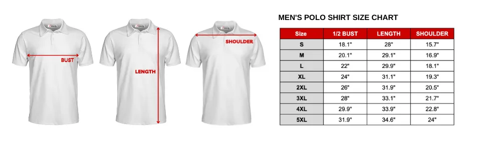 PRIMESTY Custom Bowling Shirts for Men, Personalized Bowling Jerseys with Name and Team Name, Custom Bowling Polo Shirts Style09 - men&amp;#39;s-polo-size-chart
