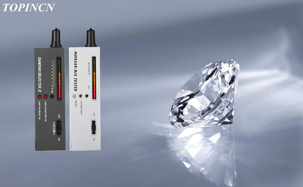 Diamond Tester II, Professional Jeweler Diamond Selector II High Accuracy Portable Moissanite Tester Gemstone Tester Testing Tool Set For Novice and Expert - product information 1