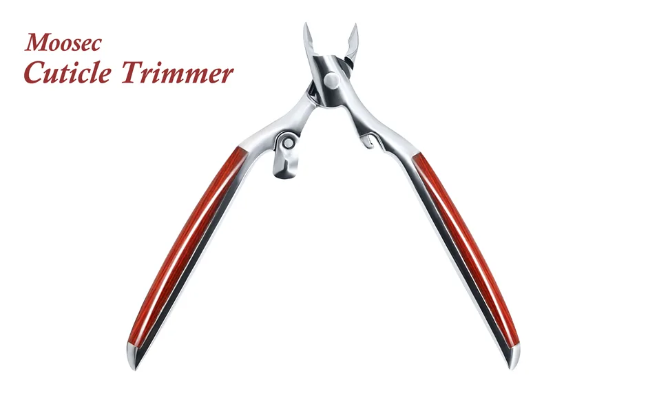 Cuticle Trimmer Professional Cuticle Cutter Stainless Steel Cuticle Nipper - MOOSEC CUTICLE NIPPER