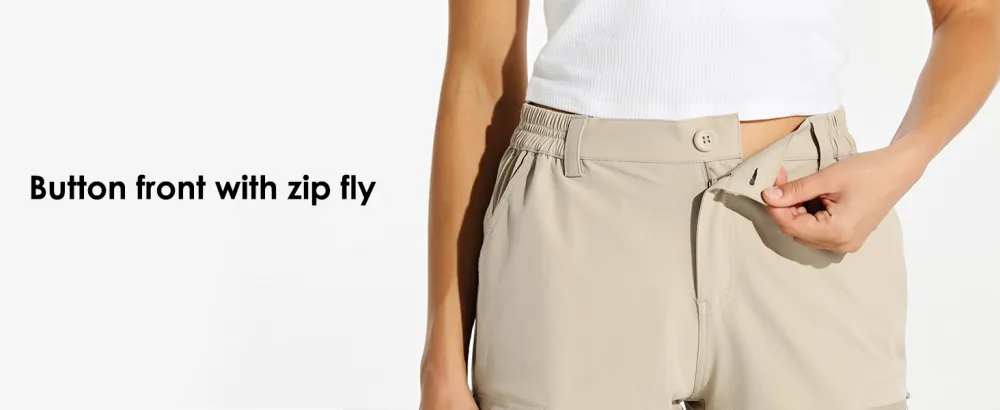 Willit Women's 10" Hiking Cargo Shorts Stretch Golf Active Long Shorts Quick Dry Outdoor Summer Shorts Khaki Large - willit womens shorts