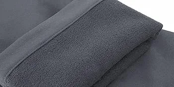 TRAILSIDE SUPPLY CO. Men's Fleece Lined Insulated Pants Softshell Pants,Water and Wind-Resistant Dark Grey (036) 4X-Large - fleece lining