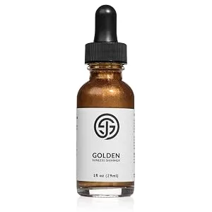 Golden Shimmer Drops - Sunless Glitter Additive - 1oz - golden shimmer